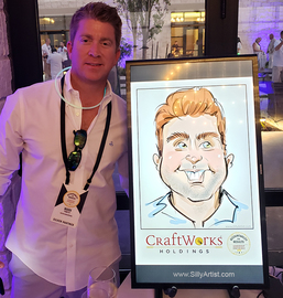 live event iPad digital caricatures austin texas