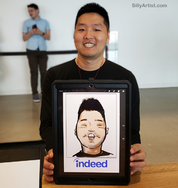 custom digital caricatures in austin from photos