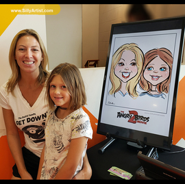 Austin digital caricatures 