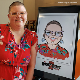 hire digital artist caricatures austin