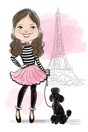 kids birthday party digital caricatures in austin hire artist