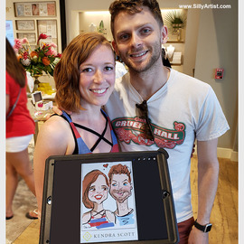 fashion event live caricatures sketches austin texas