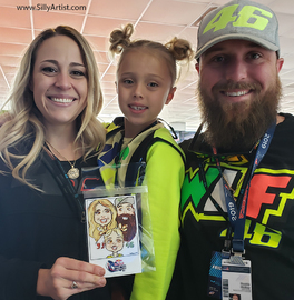 austin event caricature artist
