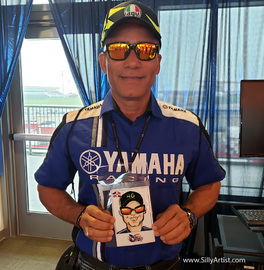 moto grand prix circuit of americas austin digital caricatures