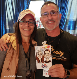 fun event digital ipad cartoon drawings in austin