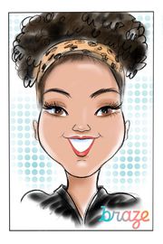 digital caricature corporate event austin