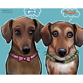 order custom pet portrait of a dog from photos austin texas