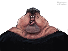 stallone caricature svetlana novikova