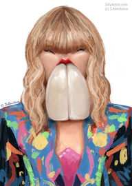 taylor swift caricature svetlana novikova