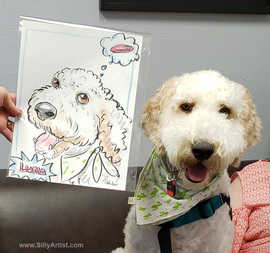 austin pet artist caricatures cartoons