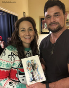 live fashion illustration artist in austin