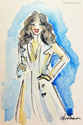 watercolor mixed media fashion sketches austin